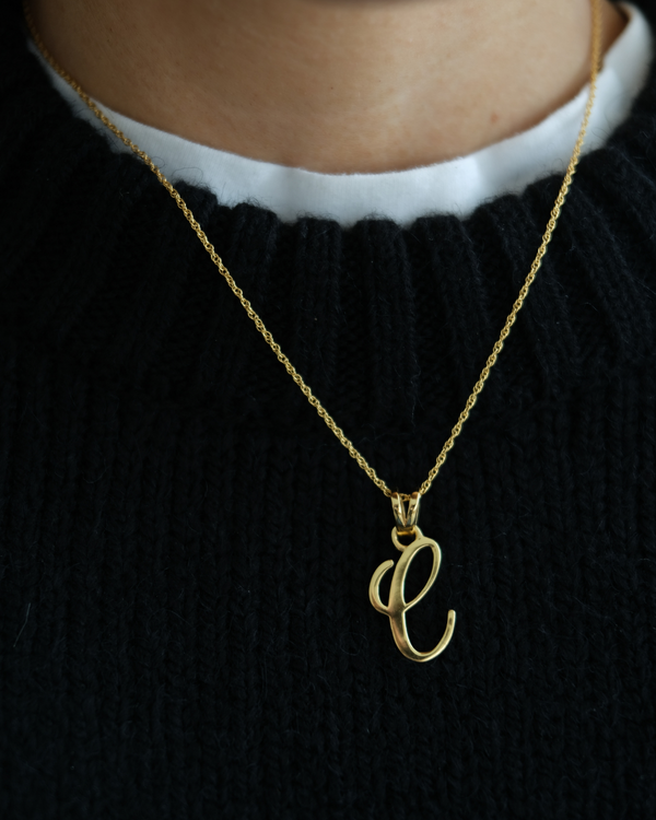 Gold Letter Necklace