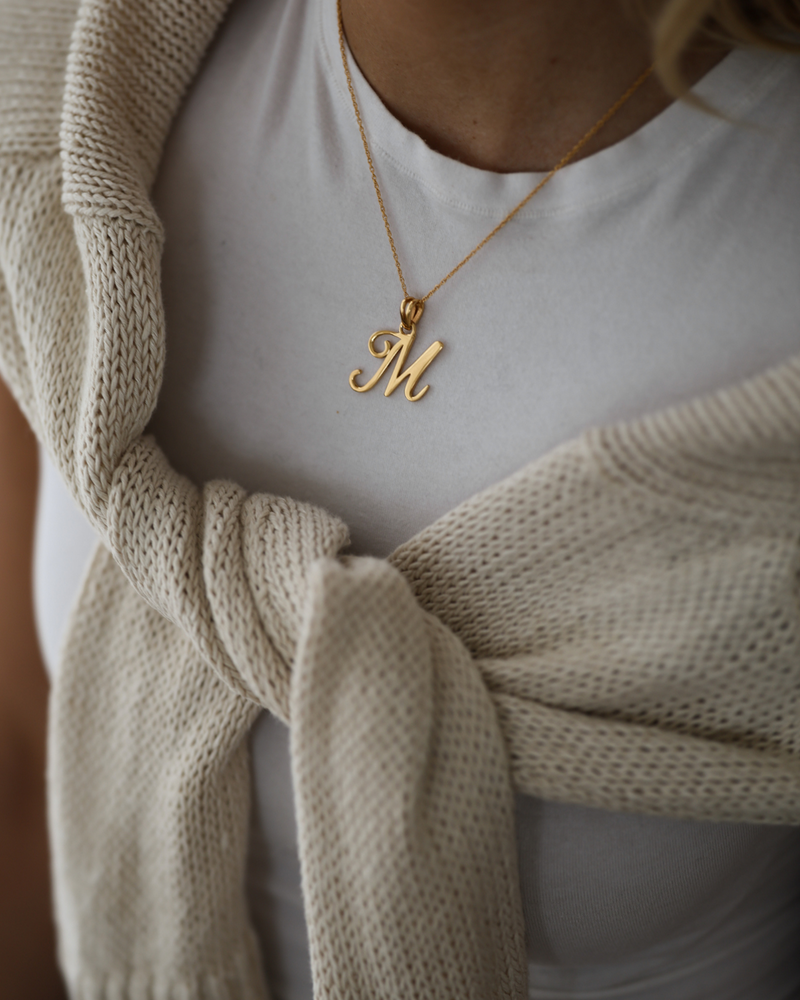 Gold Letter Necklace