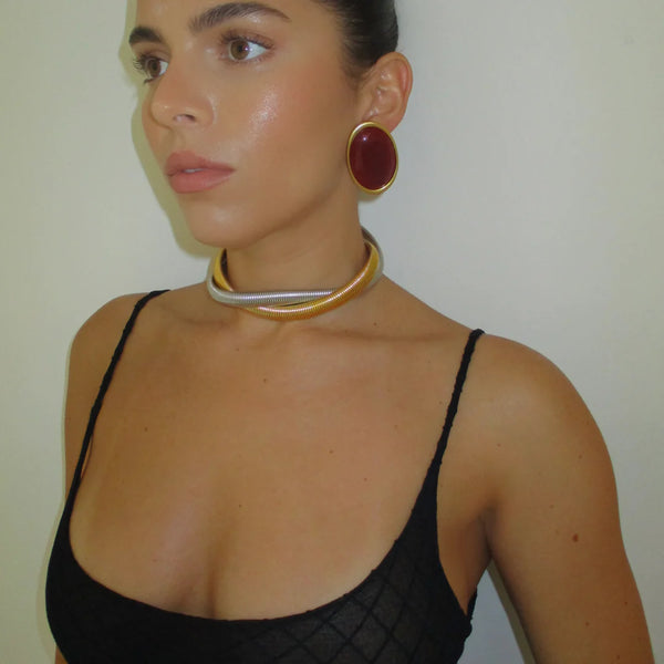 The Vintage Two-Tone Belize Choker